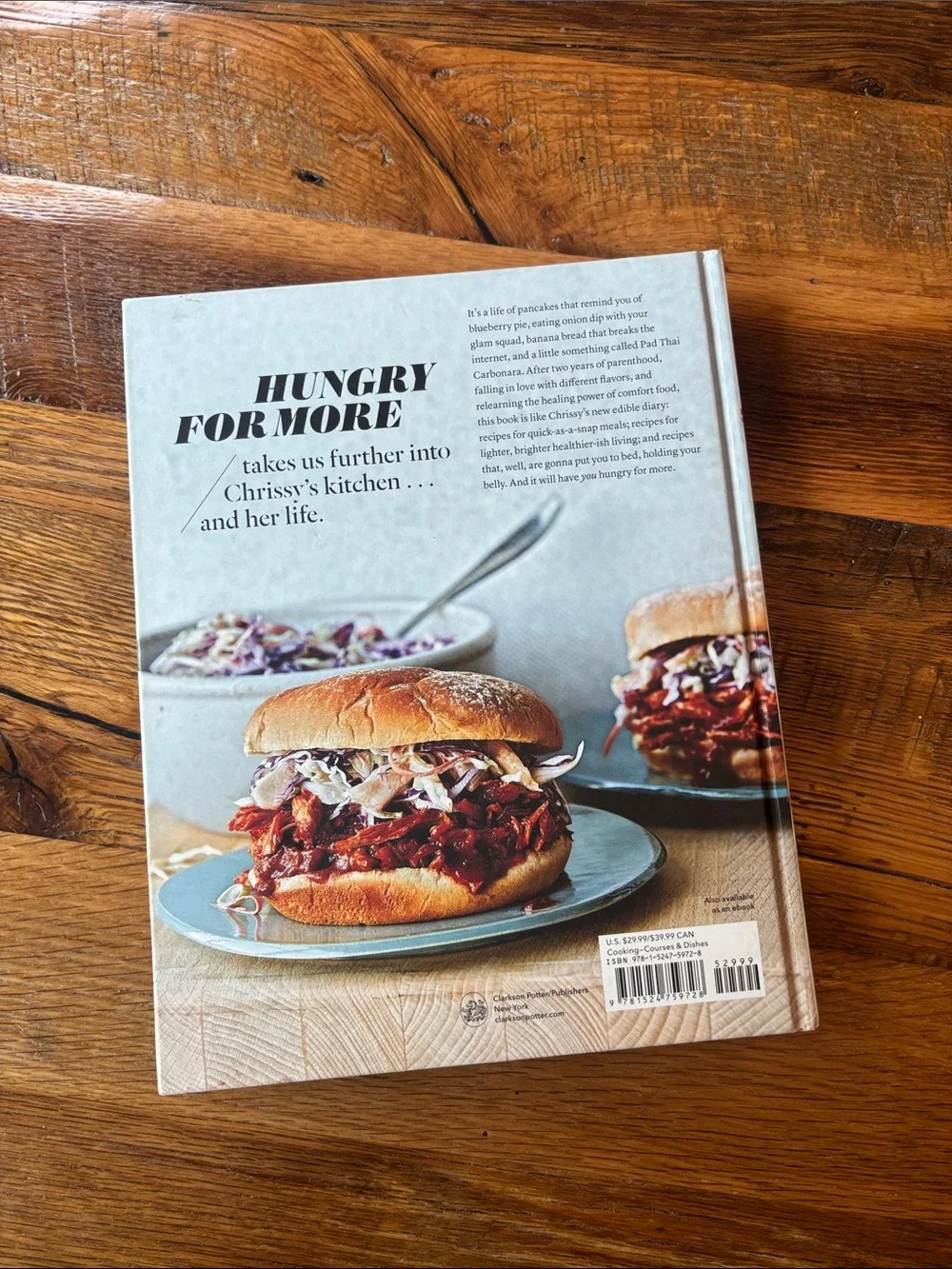 Cravings - Hungry For More - Chrissy Teigen hardback cookbook